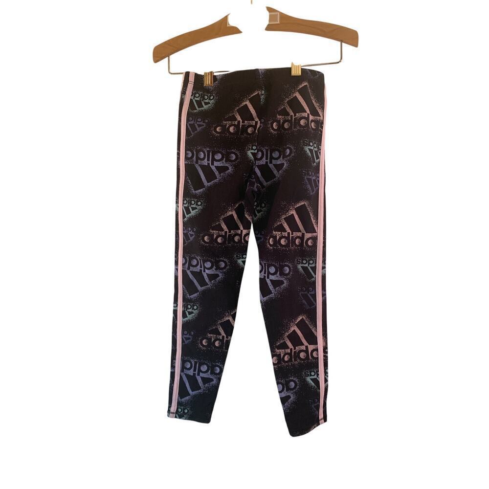 ADIDAS Girl’s Monogram Leggings / Size: 6X - Picture 2 of 10